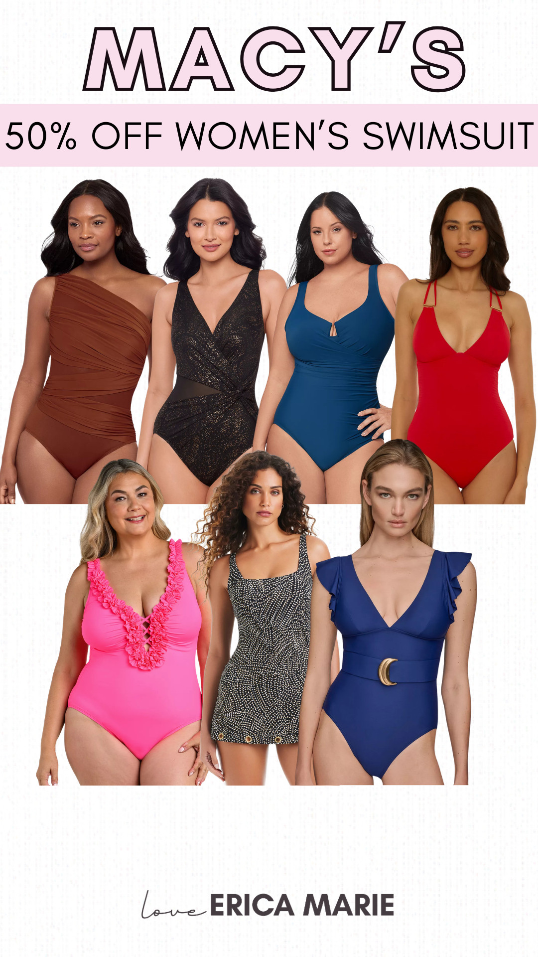 I found these women's swimsuits that are currently 50% off for today only! If you have been looking for a new style for the pool or the beach, this is the perfect time to browse. These looks are comfy and ready for any vacation on your calendar. 

 #LTKOver40 #LTKSaleAlert #LTKMidsize
