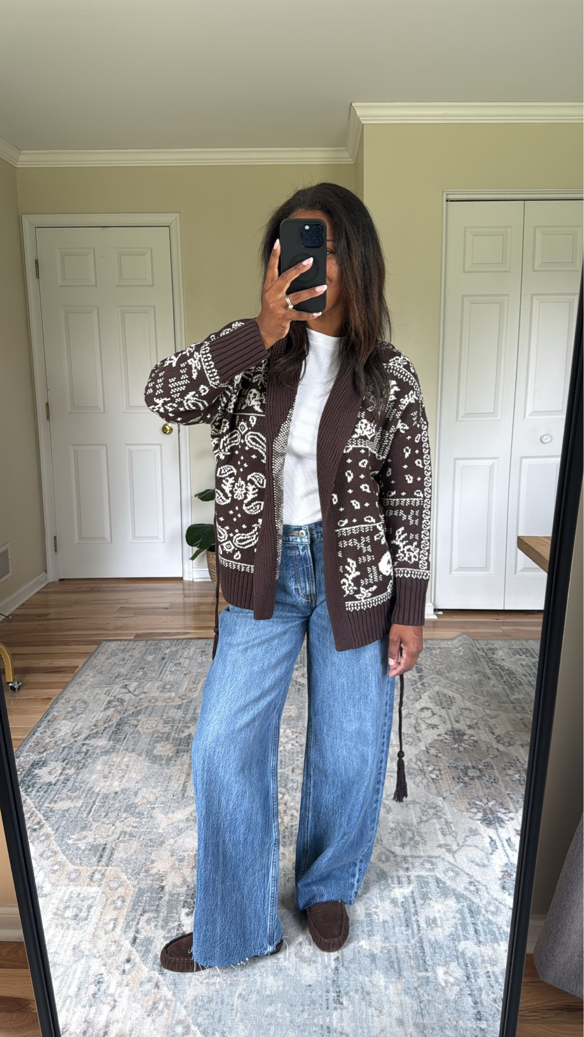 Wearing a small in sweater and size 27 regular in the jeans   

Use code “DENIMAF” at checkout for extra 15% off

#LTKgrwm #LTKootd #LTKOver40