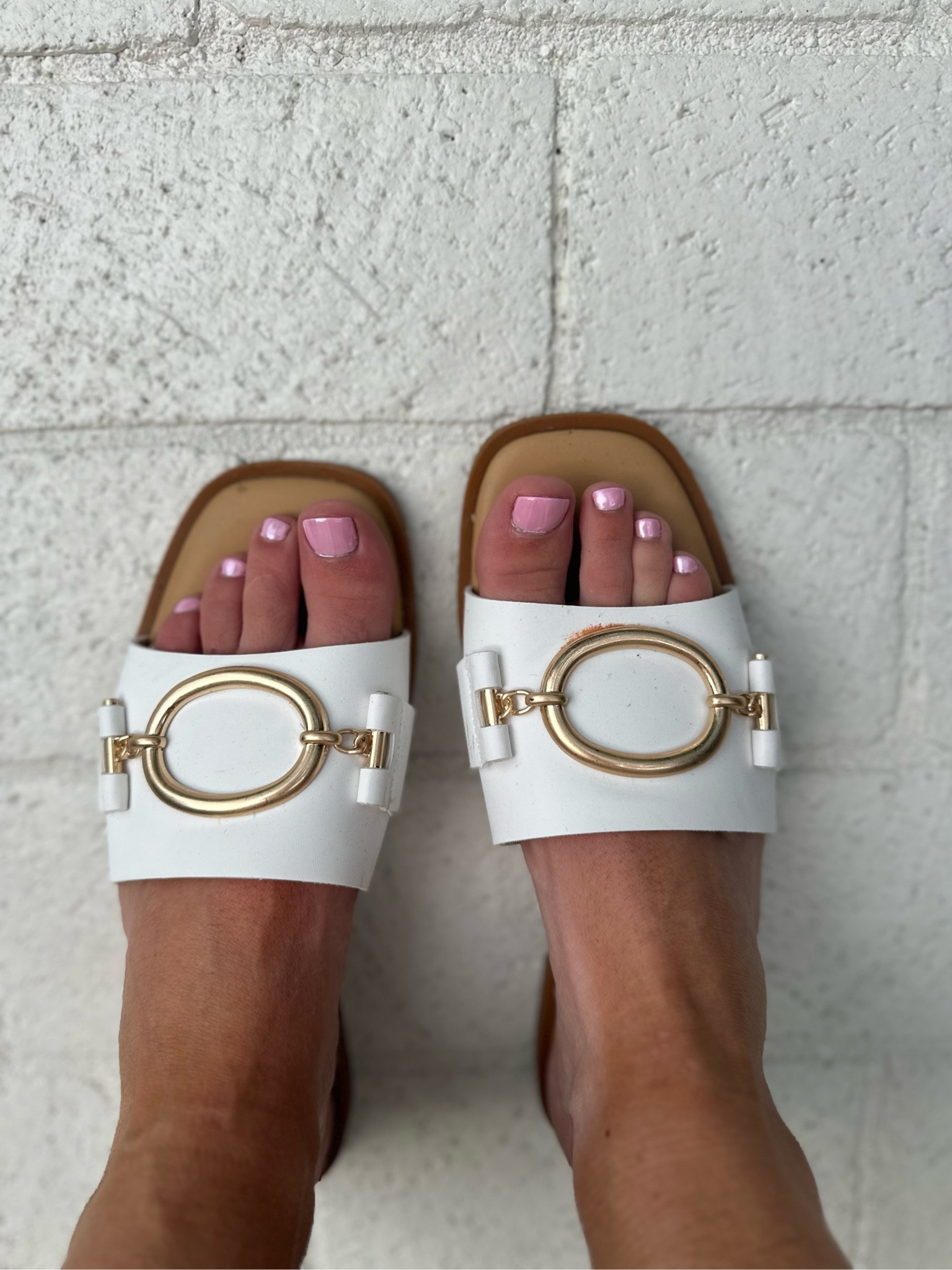 Obsessed with these sandals. I adore the gold accent. Such a fun summer pop!

#LTKFindsUnder50 #LTKSwim #LTKShoeCrush