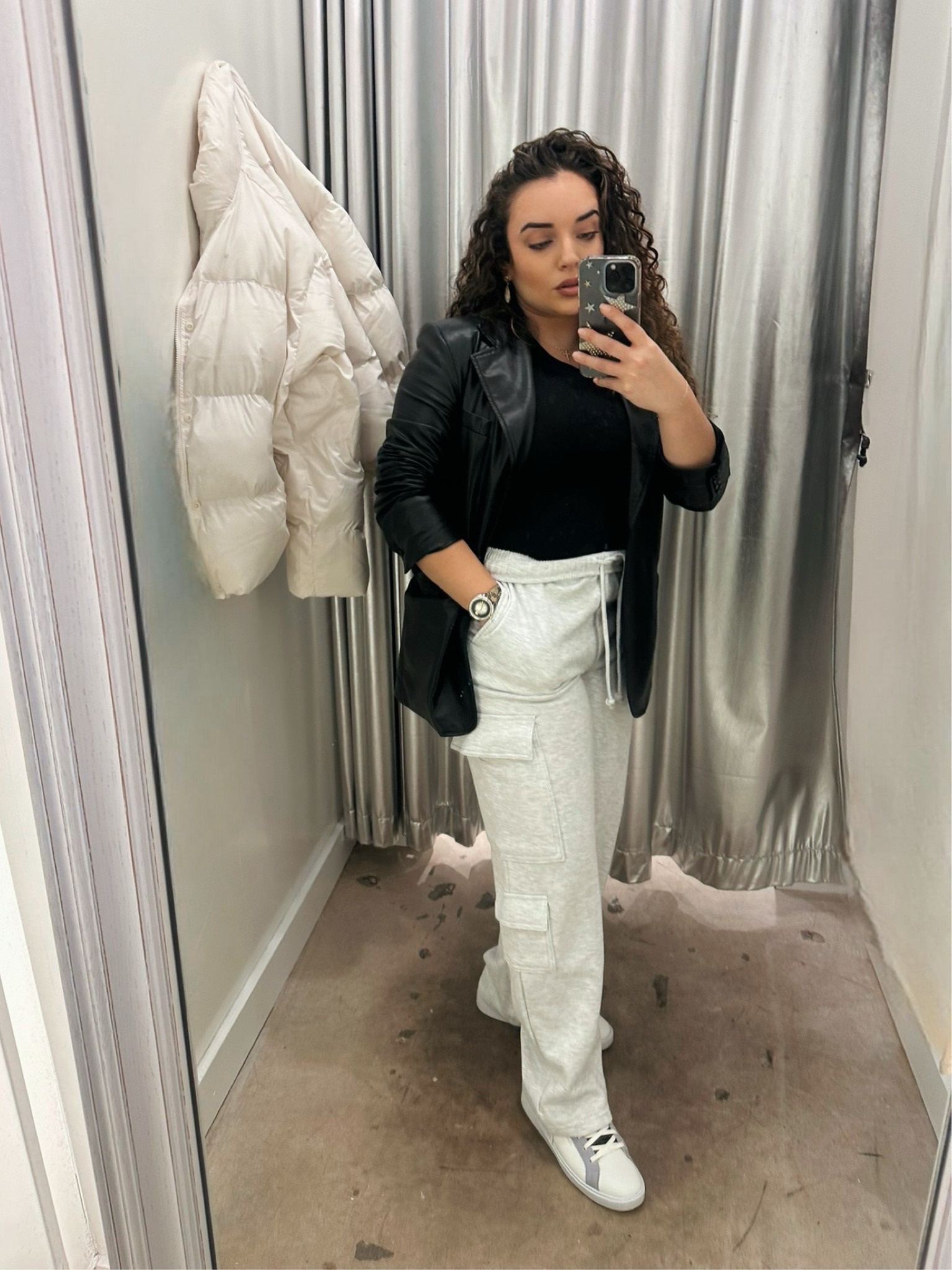 Best cargo sweats I ever bought. So soft!!! Also these Cole Haans are on a crazy sale! 

#LTKstyletip #LTKfindsunder50 #LTKfindsunder100