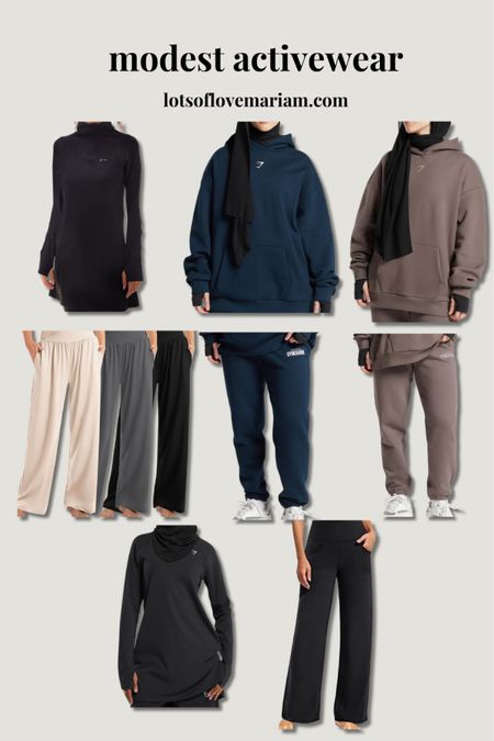 Modest activewear outfits 

Modest gym outfits, long line long sleeve top, oversized hoodie, oversized joggers, wide leg yoga pants

#LTKstyletip #LTKfitness #LTKSeasonal