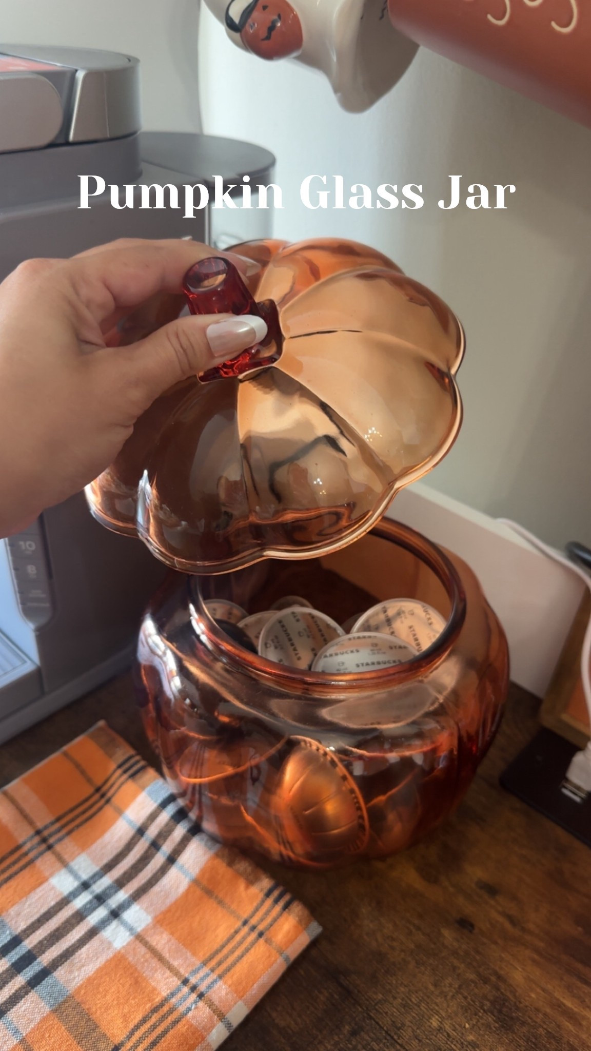 Pumpkin Orange Glass Covered Jar

#LTKSeasonal #LTKFallSale #LTKHome