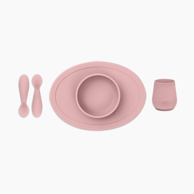ezpz First Foods Gift Set in Blush | 100% Silicone | Babylist