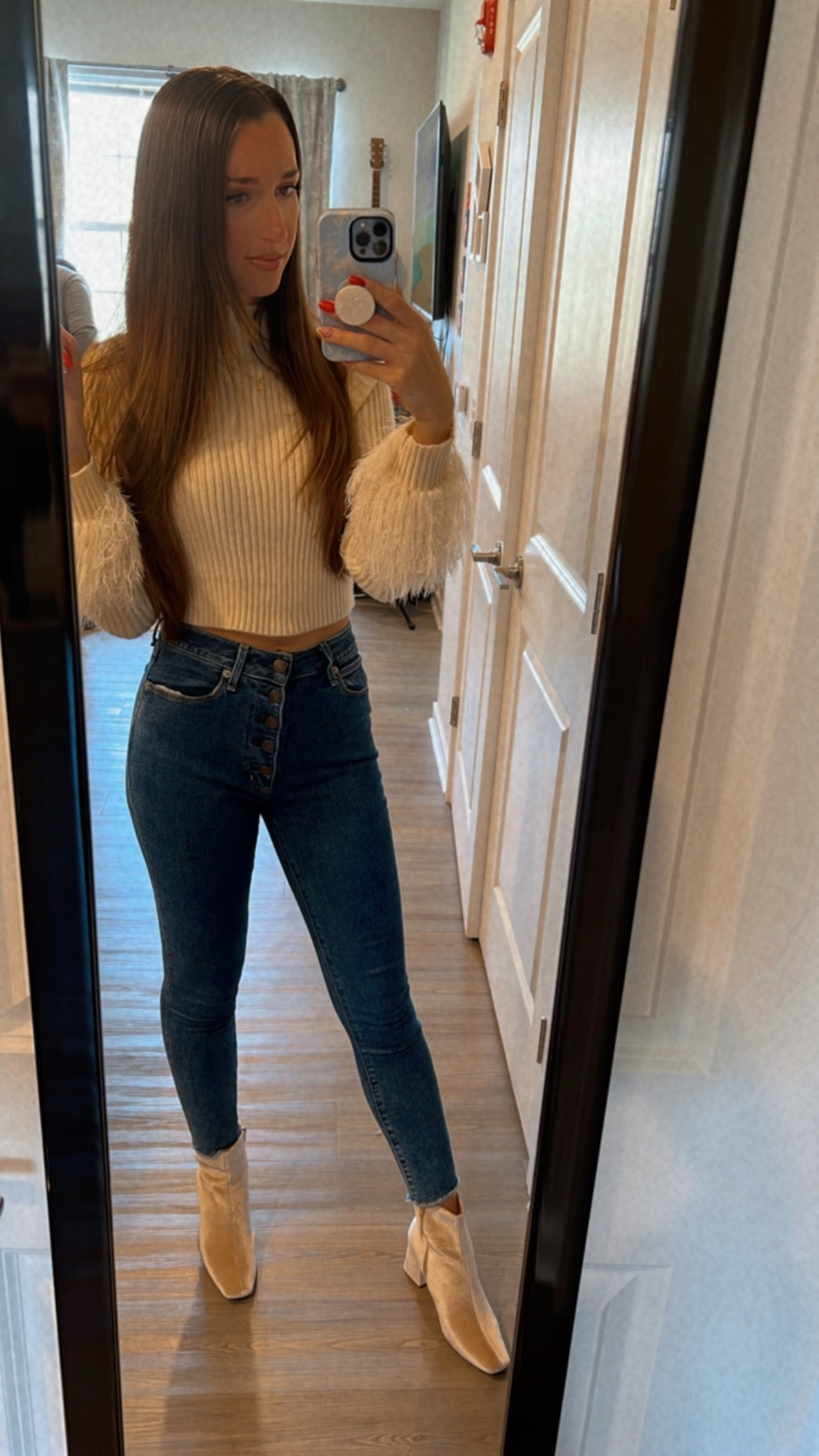 Obsessed with this top form Shein and also these booties from DSW! Use my coupon code- Joanna01 to get 15% off this Shein top! 🤍

#LTKsalealert #LTKshoecrush #LTKunder50