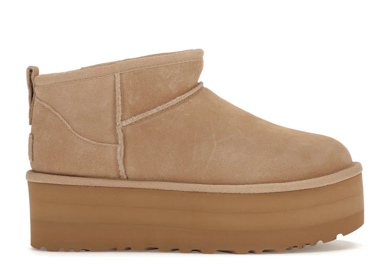 UGG Women's Classic Ultra Mini Platform Boot Sand, from StockX | Walmart (US)