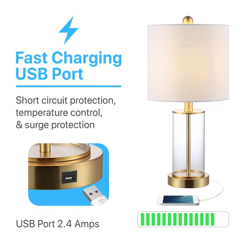 Serkan   USB Table Lamp | Wayfair North America