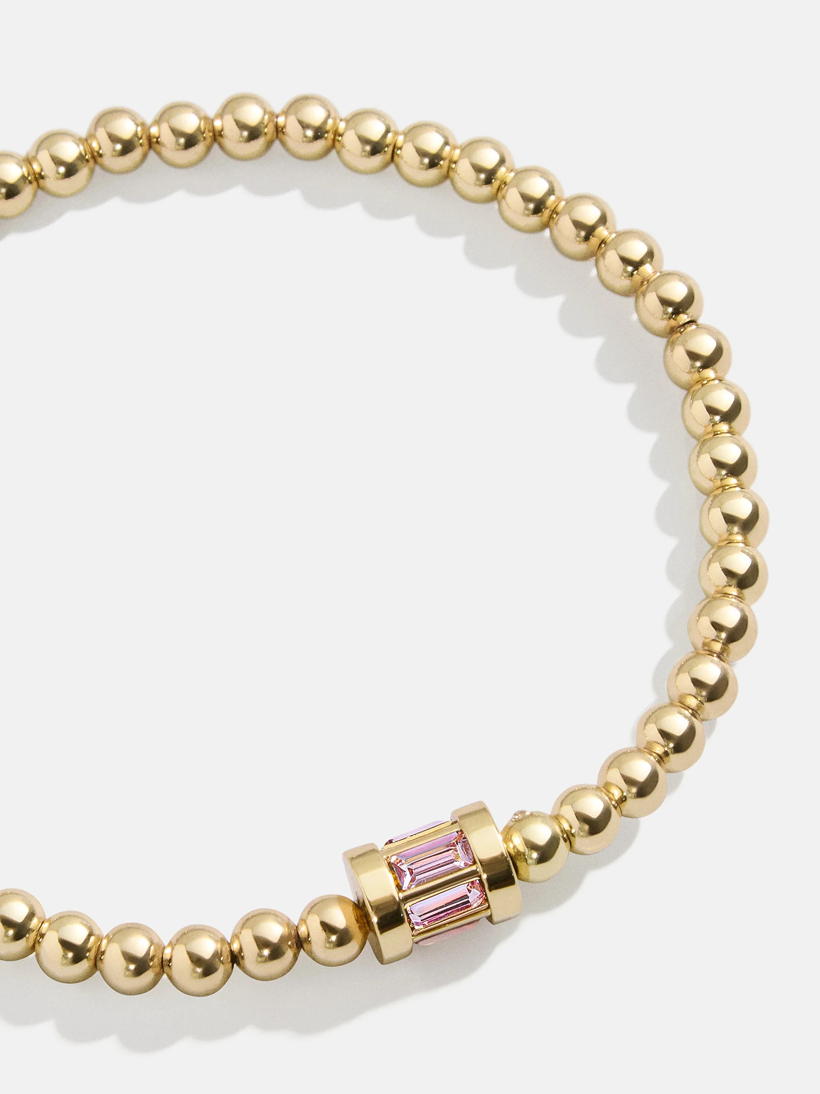 Tatum Birthstone Bracelet - Light Amethyst | BaubleBar (US)
