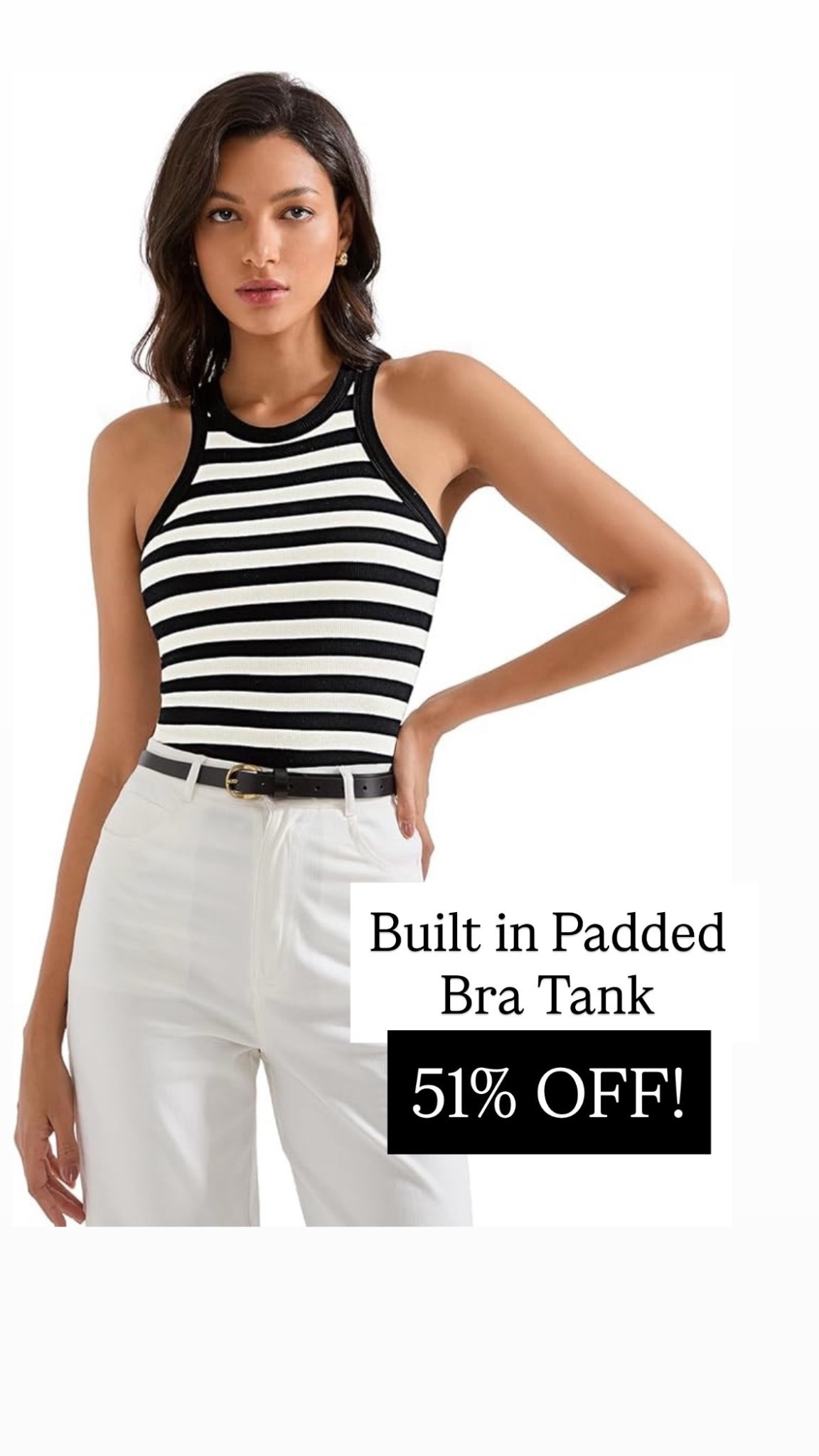 Amazon prime day sale find! This tank has a built in padded bra! On sale under $20!!

#LTKSaleAlert #LTKFindsUnder50