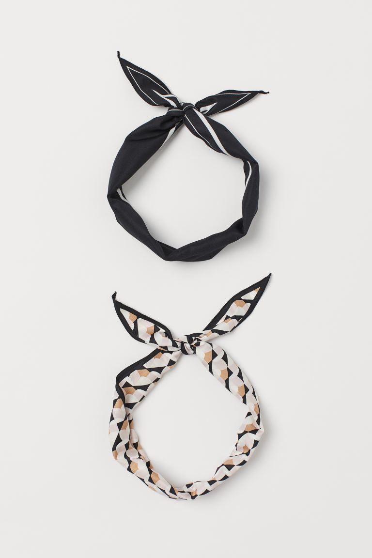 2-pack Scarves/Hairbands | H&M (US + CA)