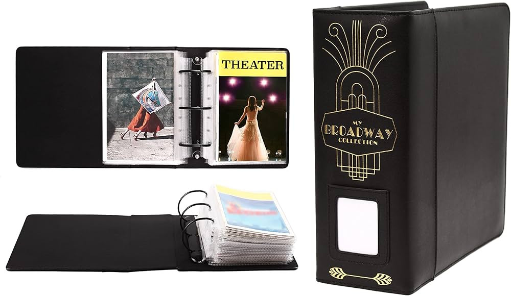 2Fold Binder for Holding Broadway Play Program and Theater Programs with 30 Custom Sheet Protecto... | Amazon (US)