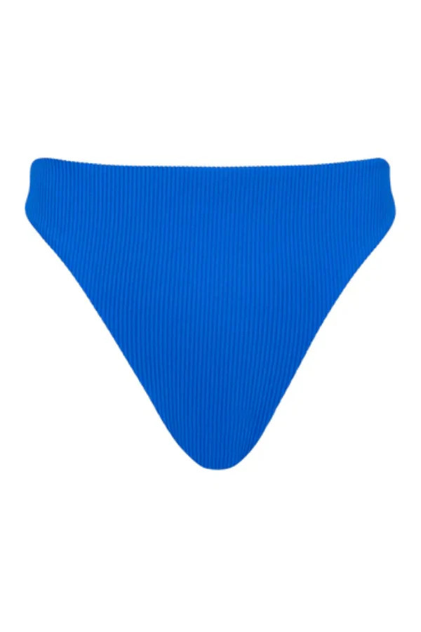 Lucerne High-Waist Bikini Brief - Blue | Chérie Amour