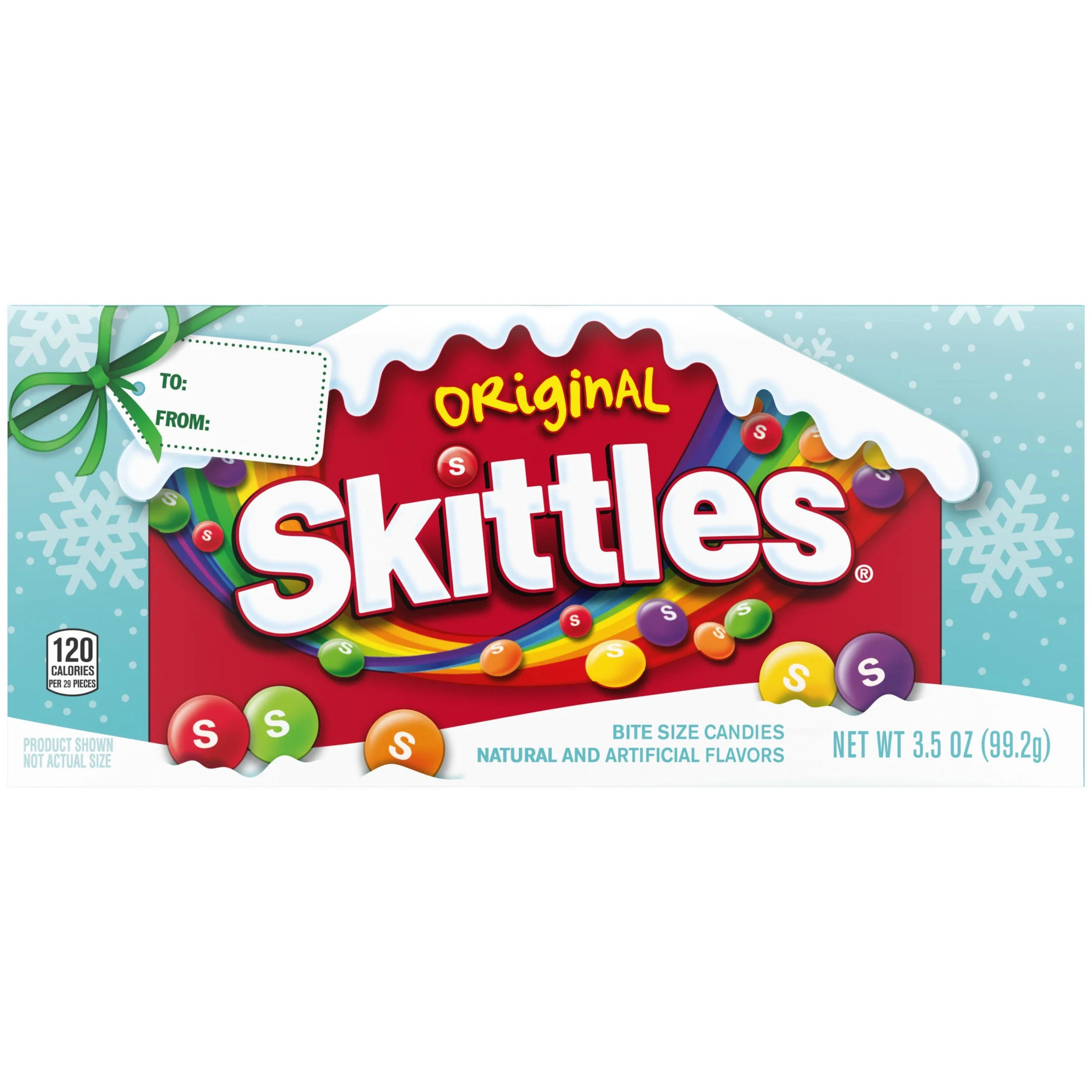 Skittles Original Chewy Christmas Candy Holiday Theater Box - 3.5 oz | Walmart (US)