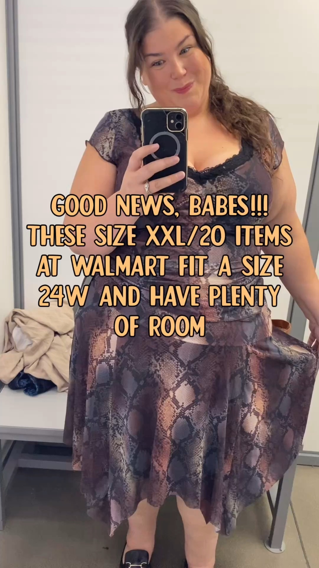 Calling all extended plus size babes!!! ☎️ These skirts are roomy, cute, and will likely fit you!!!

For reference I am a size 24w on bottom, 2X on top and 5’9”.