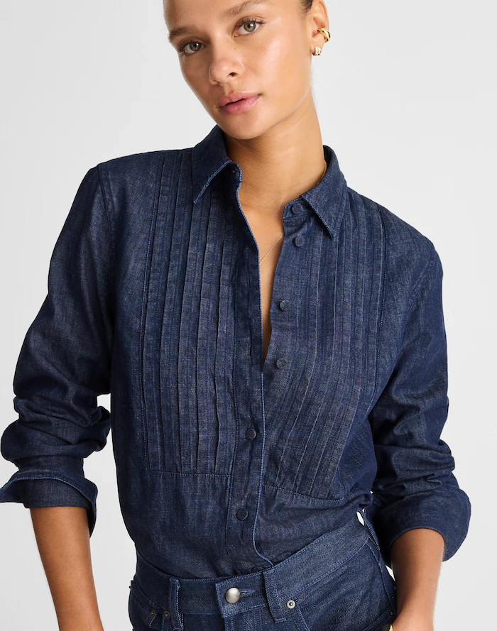 Denim Tuxedo Shirt | Madewell