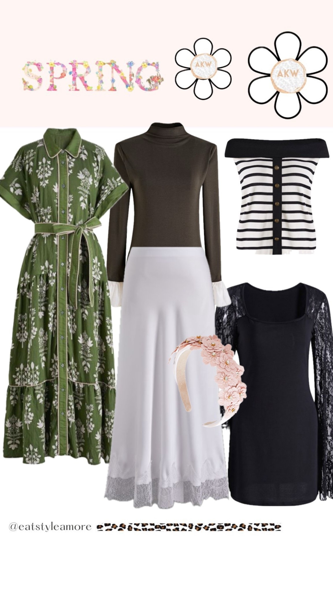 Classic silhouettes chic outfits for spring. Florals. 

#LTKmomlife #LTKSeasonal #LTKSpringSale