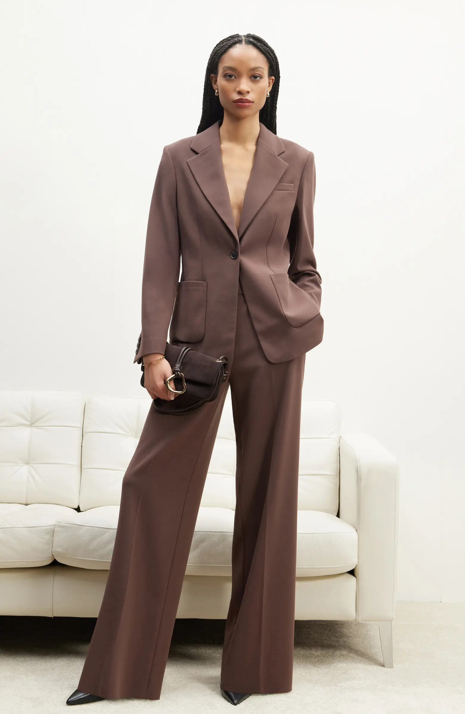 Nordstrom The Lennox Wide Leg Trousers | Nordstrom | Nordstrom