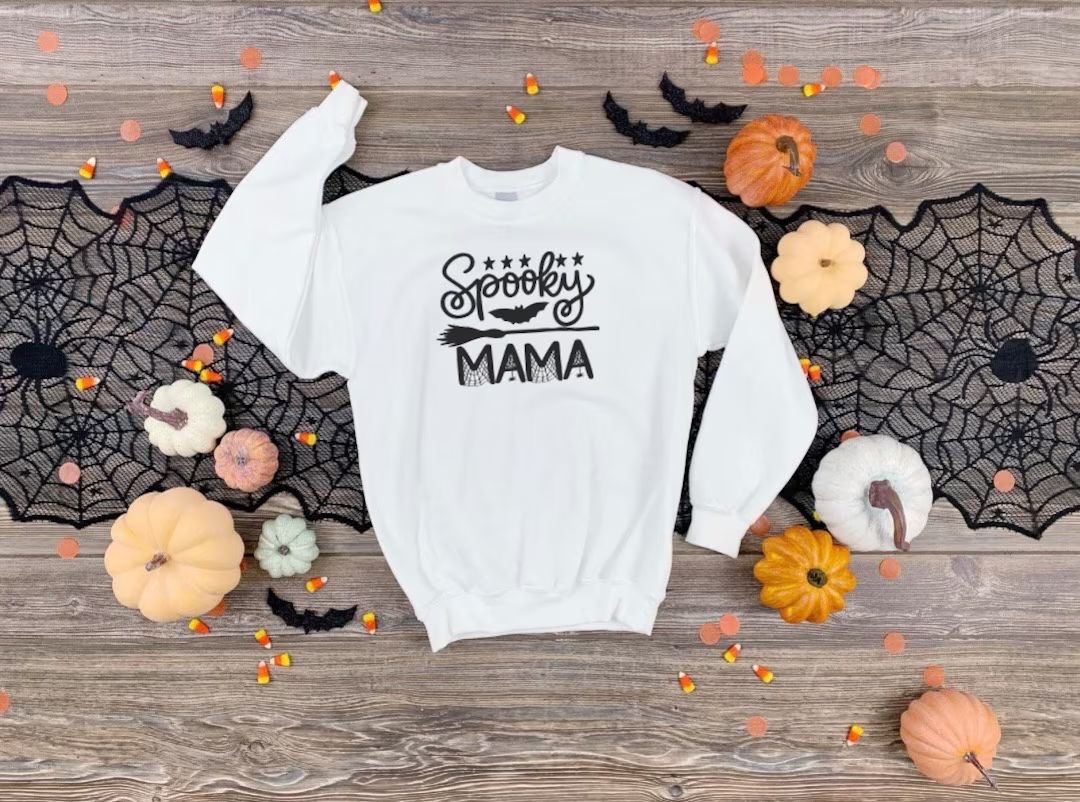 Spooky Mama Sweatshirt matching With Baby - Etsy | Etsy (US)