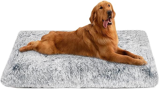 Washable Dog Bed Dog beds for Large Dogs, Anti-Slip Dog Crate Bed for Large Medium Small Dogs, Do... | Amazon (US)