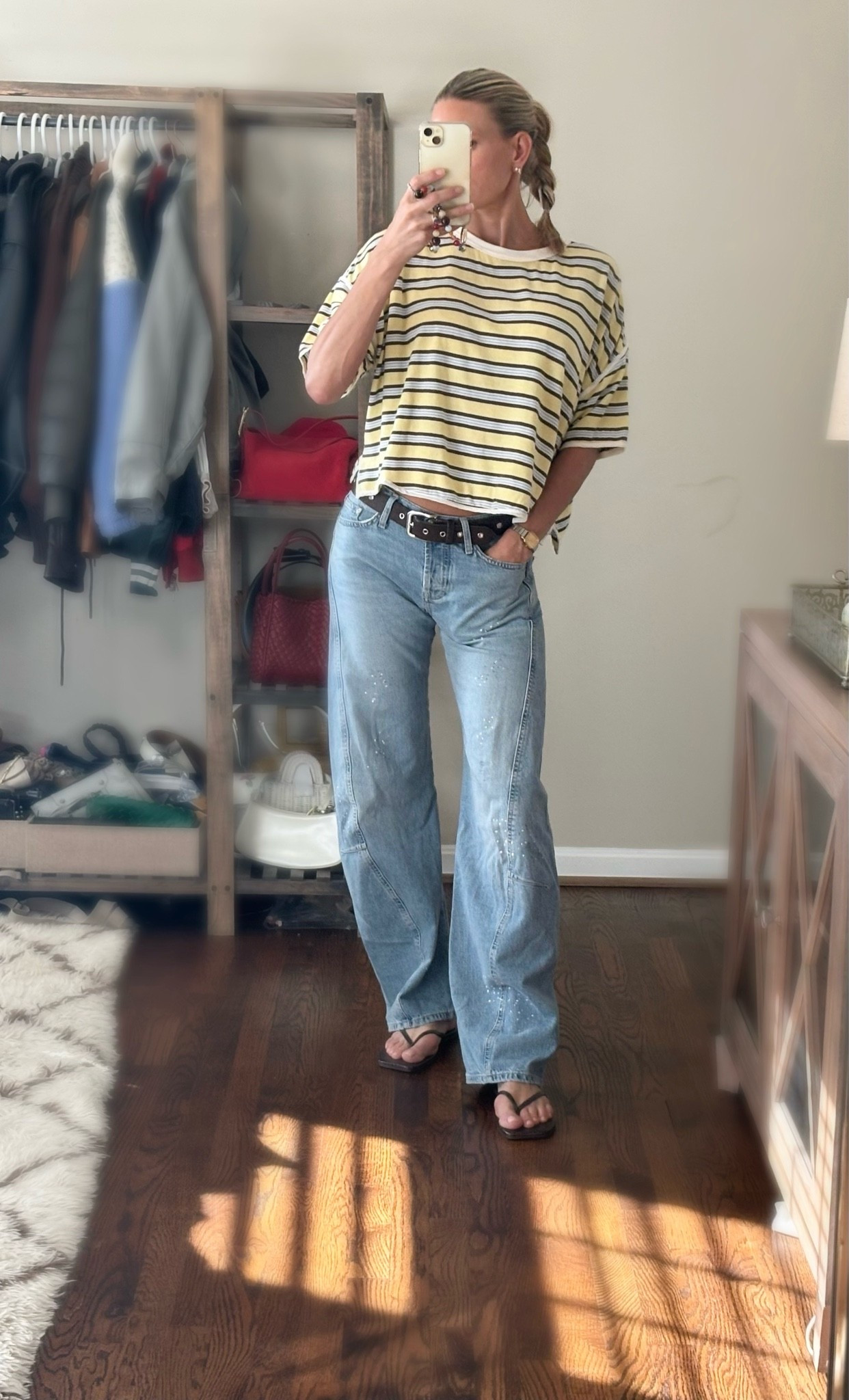 The best barrel leg jeans on the market. Not too exaggerated, low rise, comes in four colors!

#LTKOver40 #LTKootd #LTKTall