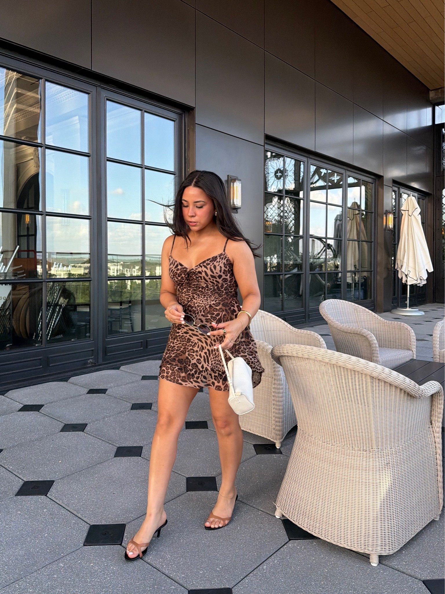 Dress: small
Heels: 6.5 
Mini white bag 
Dinner outfit 
Patio outfit idea

#LTKdayinmylife #LTKgrwm #LTKootd