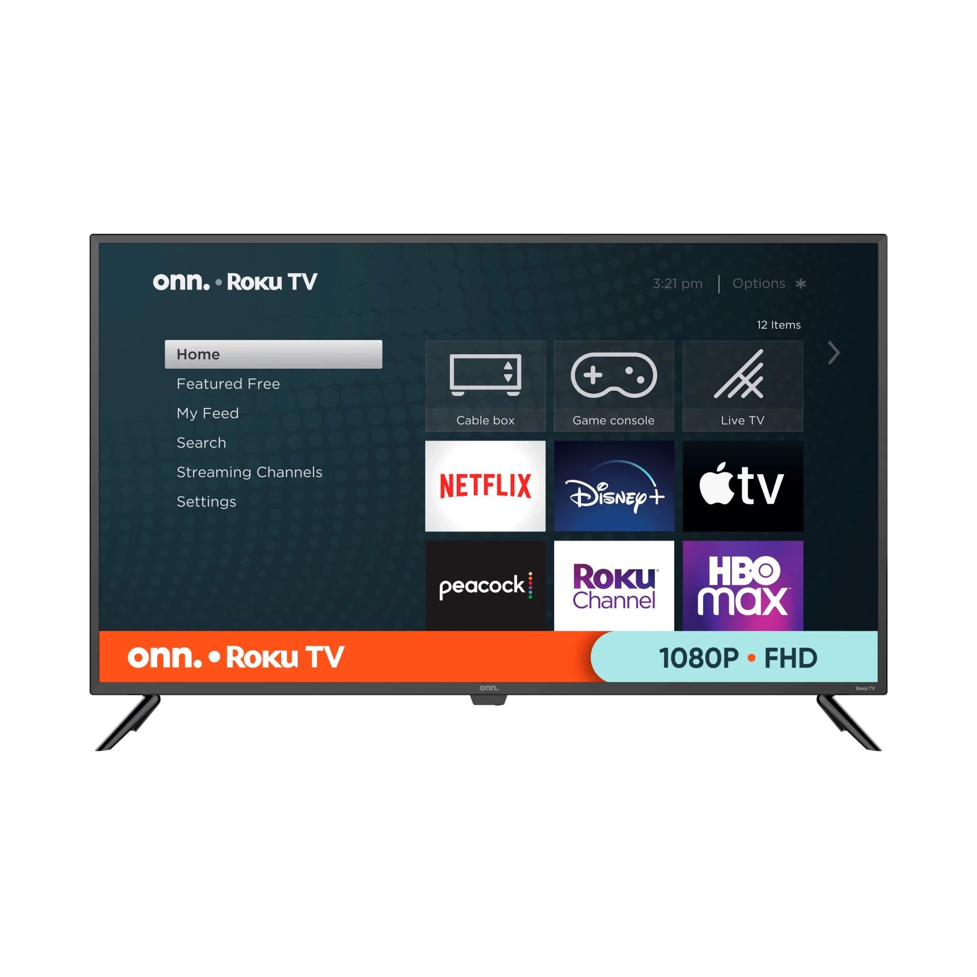 onn. 43” Class FHD (1080P) LED Roku Smart TV (100069992) - Walmart.com | Walmart (US)