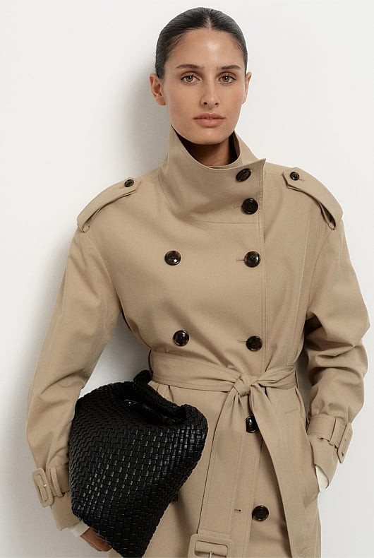Funnel Collar Trench Coat | Witchery (AU)
