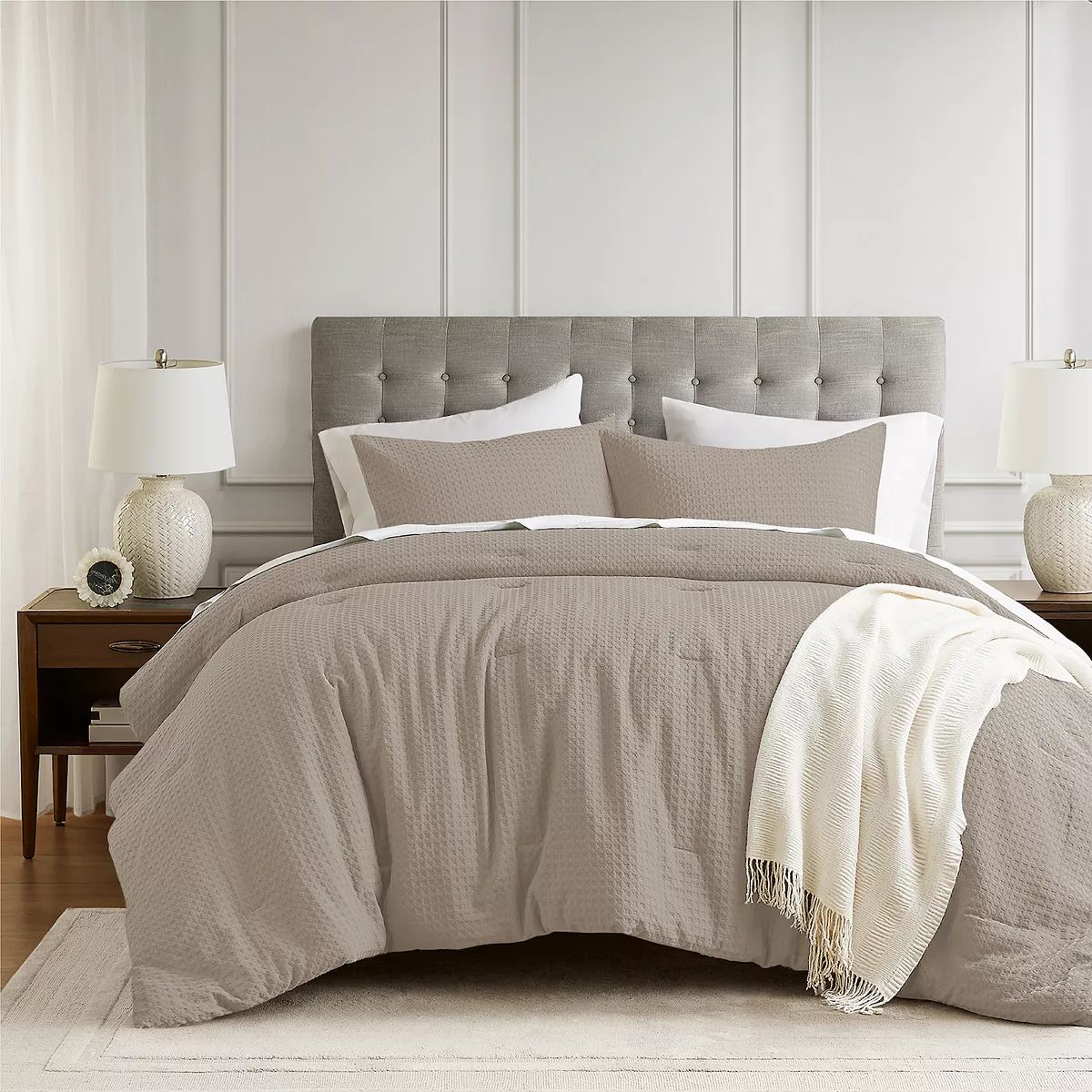 510 Design Mina Waffle Weave Textured Comforter Set | Kohl's
