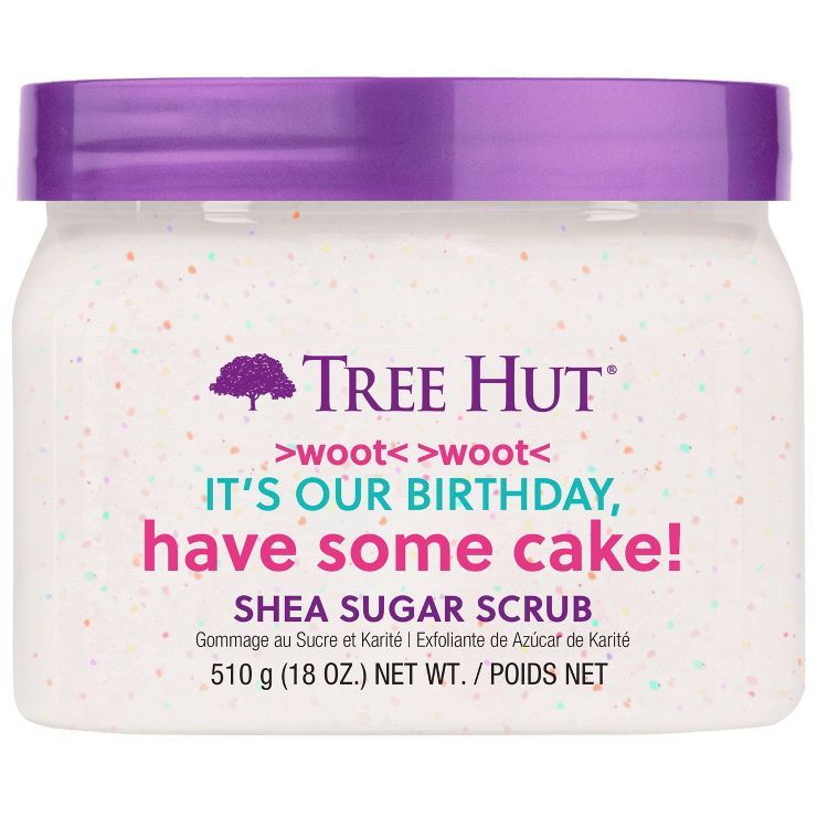 Tree Hut Birthday Cake Shea Sugar Body Scrub - 18oz | Target