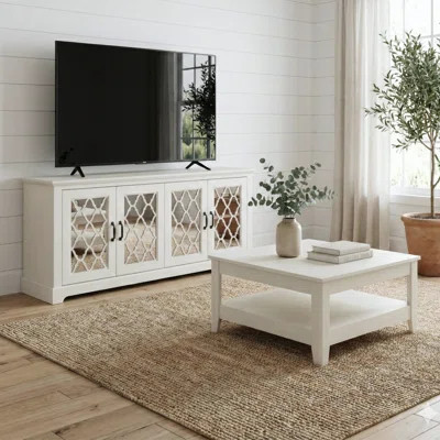 Tseng 2 Piece Modern Coordinated Living Room Media And Coffee Table Set | Wayfair North America