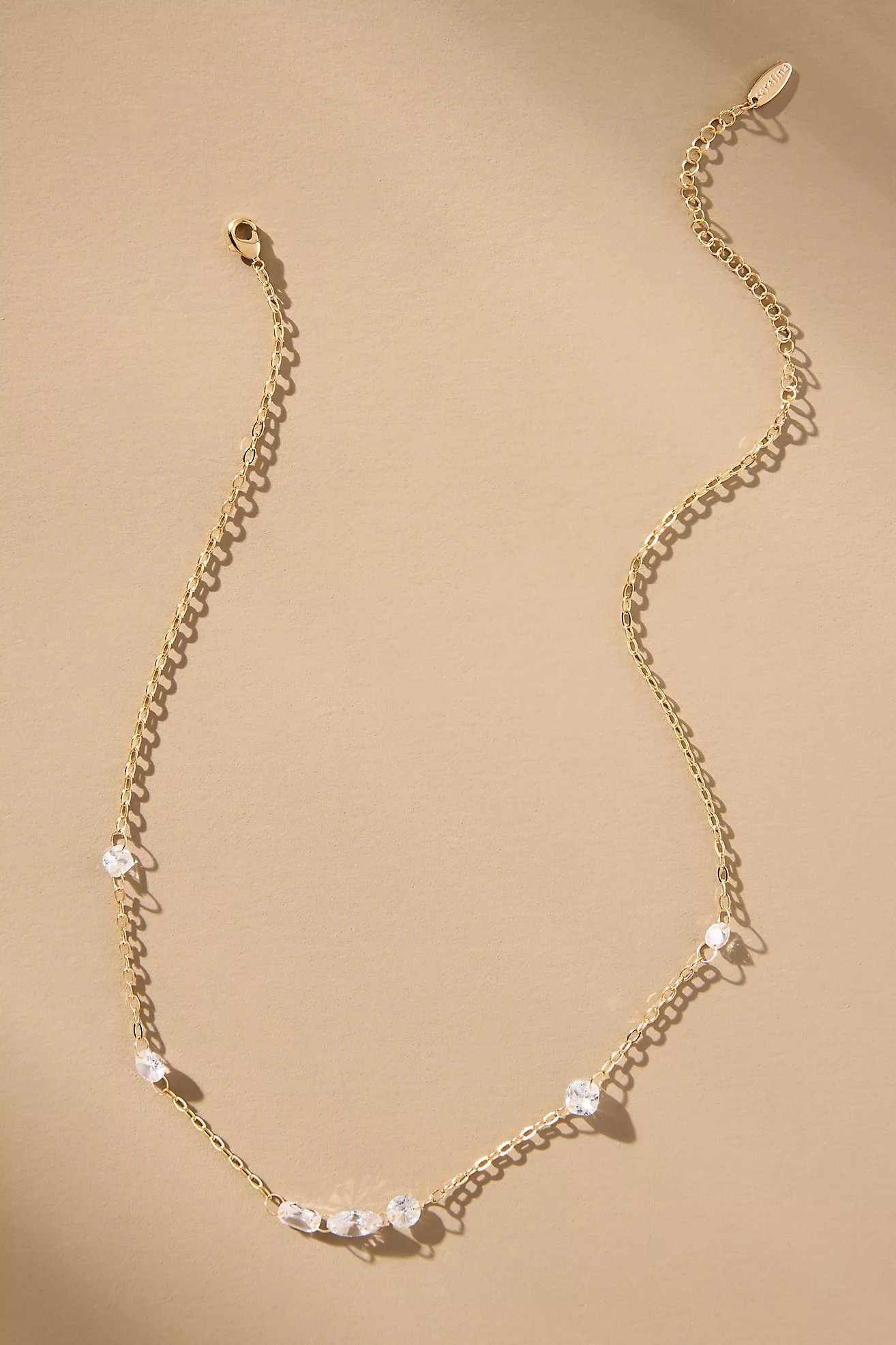 Spaced Crystals Necklace | Anthropologie (US)