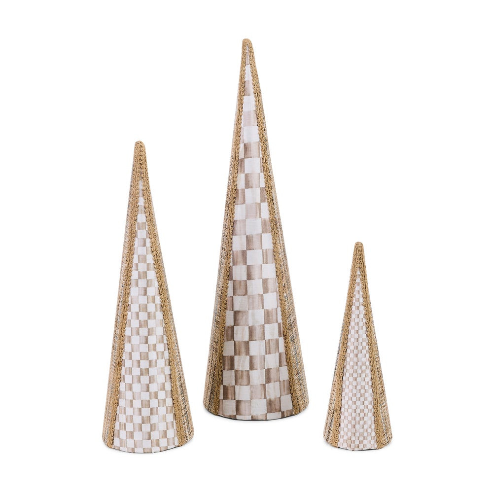 Natural Noel Cone Trees, Set of 3 | MacKenzie-Childs