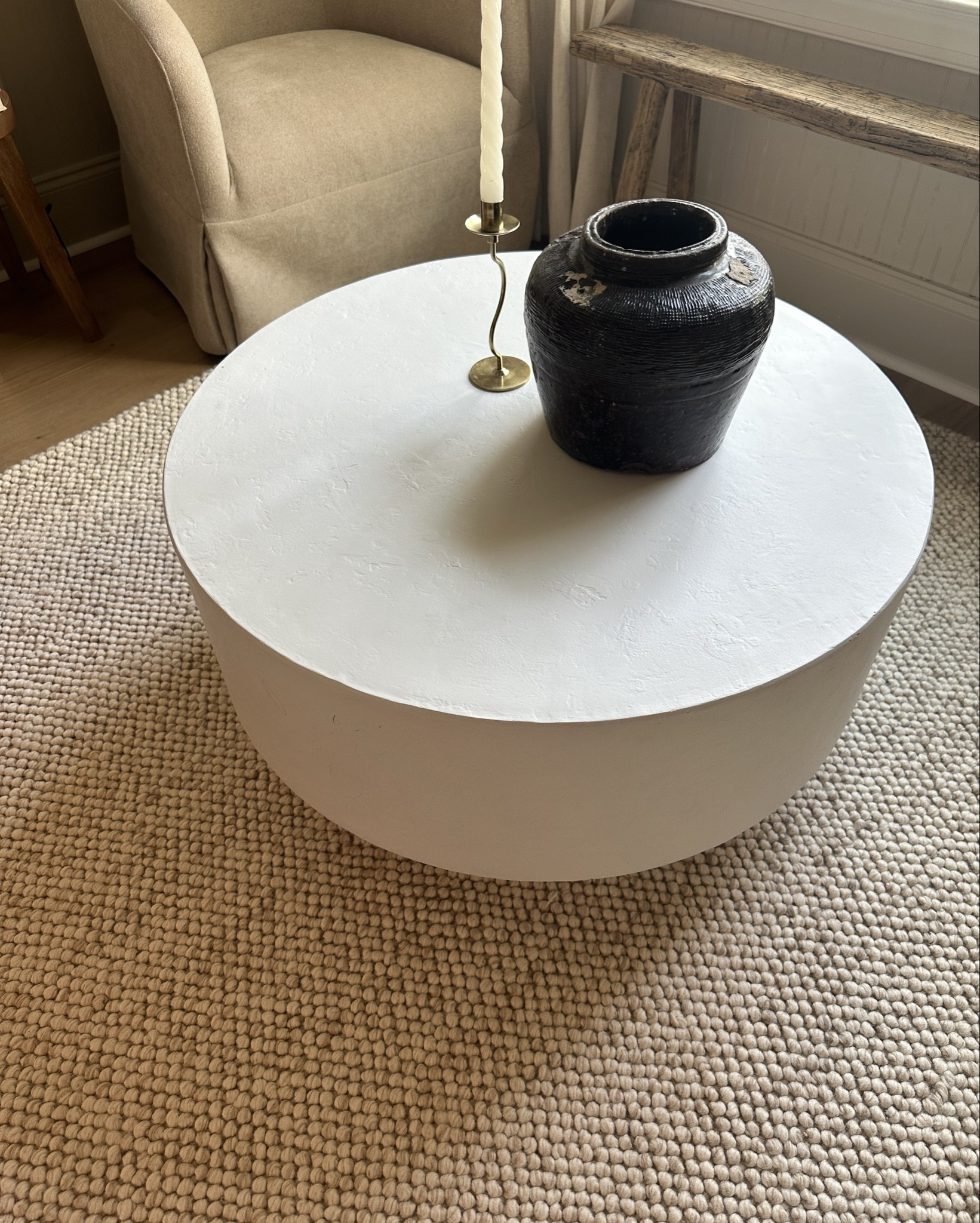 Plaster coffee table on SALE!!
Coffee table- sales- affordable target 

#LTKSummerSales #LTKSaleAlert #LTKHome