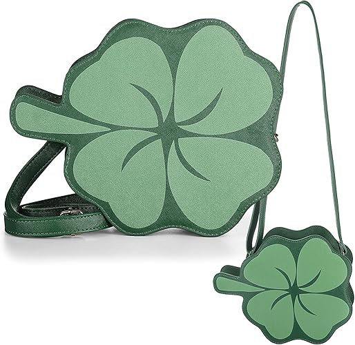 St. Patrick's Day Cross Body Bag Irish Festival Purse Shamrock Shoulder Bag Faux Leather Handbag ... | Amazon (US)