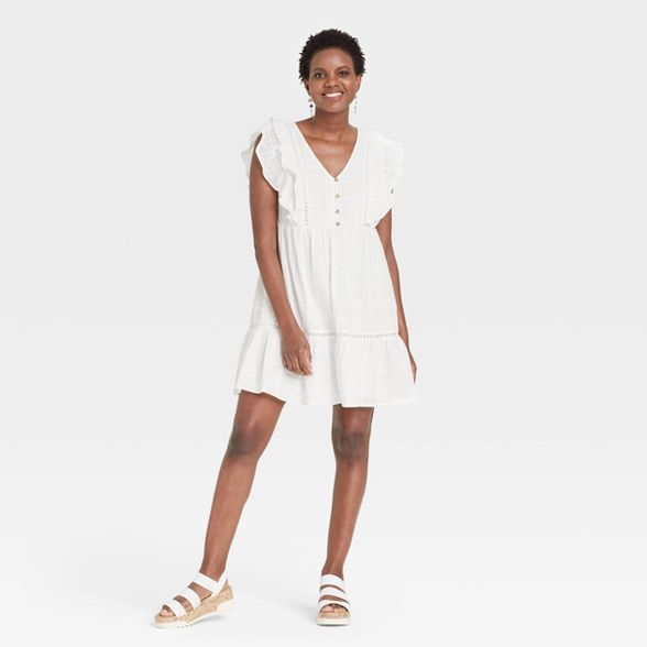 Women's Flutter Short Sleeve Dress - Knox Rose™ | Target