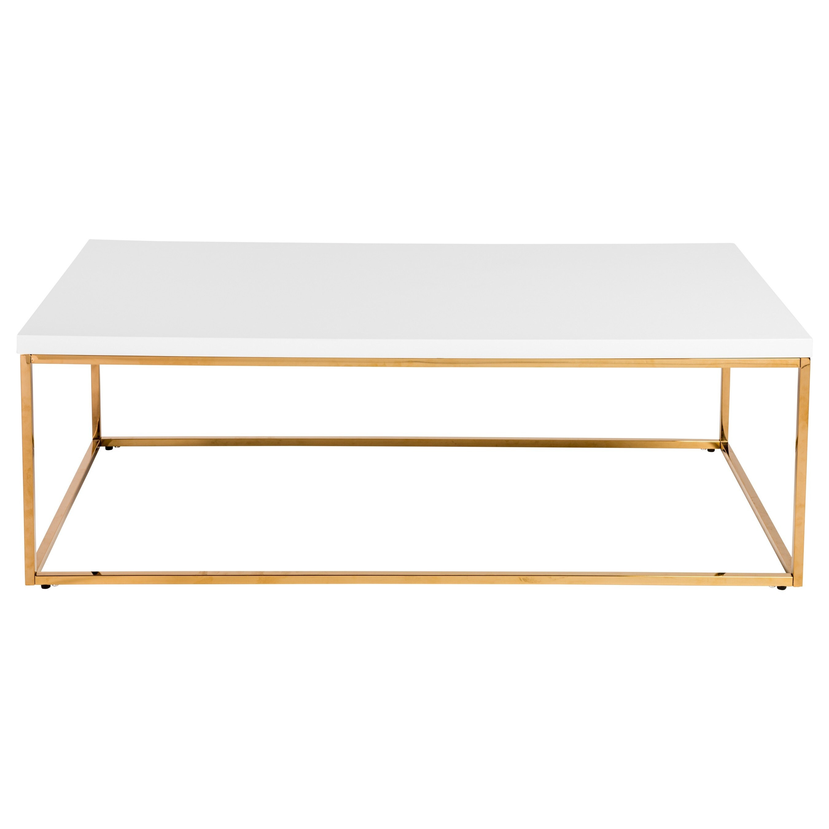 Black on Gold High Gloss Coffee Table | Bed Bath & Beyond