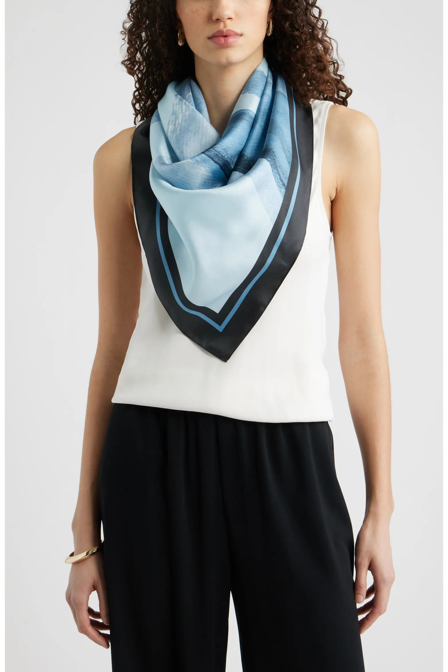 Nordstrom Printed Square Silk Scarf (Women) | Nordstrom | Nordstrom