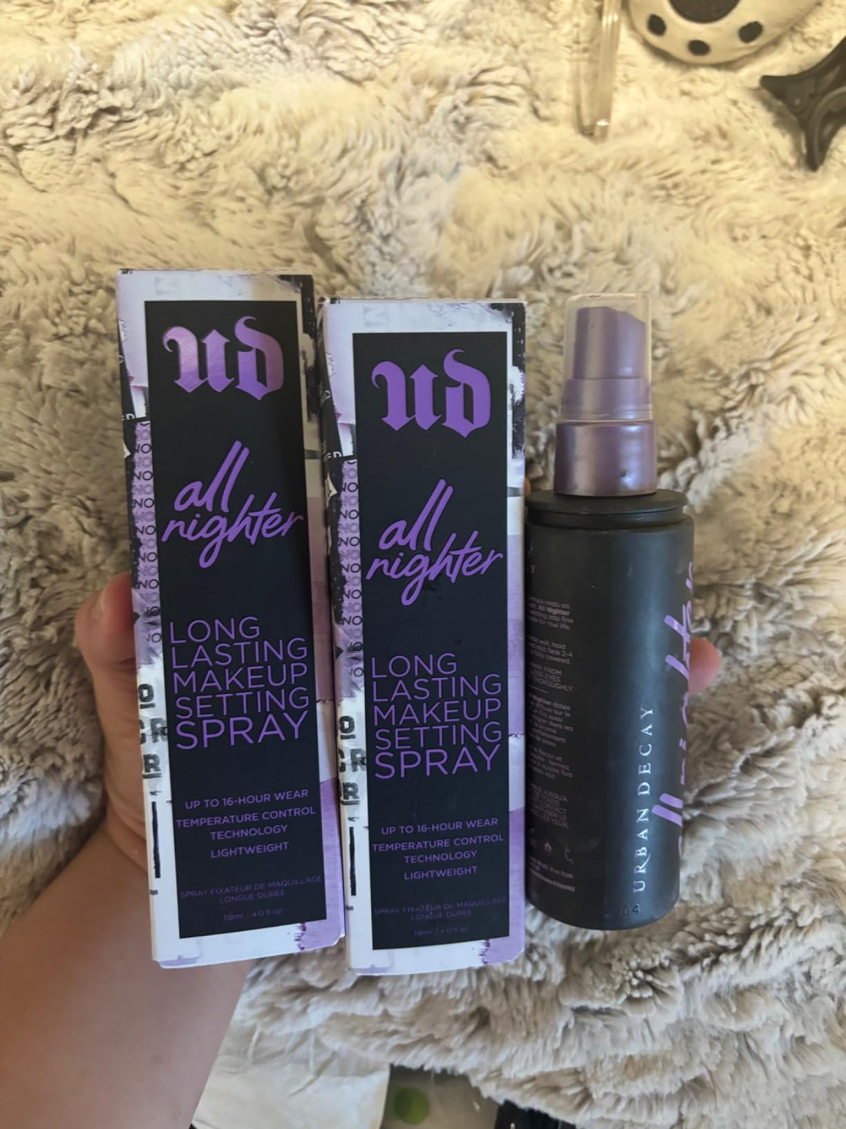 Urban Decay All Nighter Waterproof Makeup Setting Spray for Face, Long-lasting, Award-winning Finishing Spray for Smudge-proof & Transfer-resistant Makeup, 16 HR Wear, Oil-free, Natural Finish, Vegan | Amazon (US)