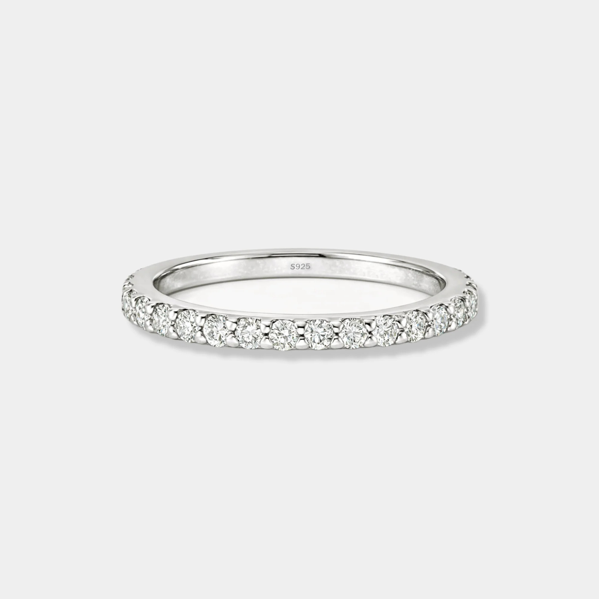 Diamond Pave Eternity Ring | LINK'D THE LABEL
