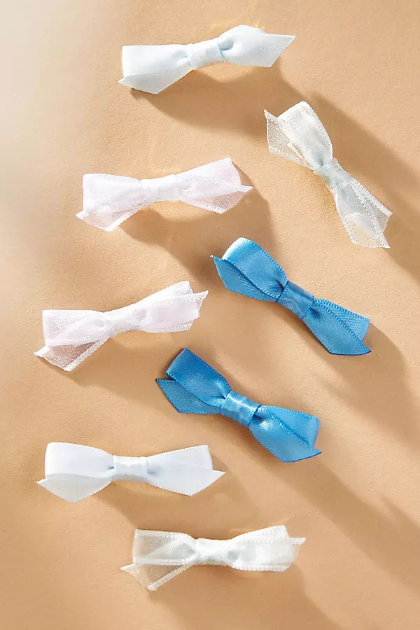 BHLDN Tiny Bows, Set of 8 | Anthropologie (US)