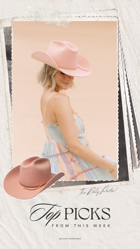 Top Picks! Our Dolly Porter! The most fun pink cowboy hat!

#LTKFestival #LTKstyletip
