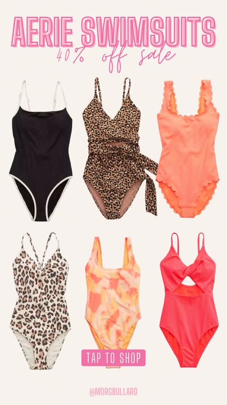 Aerie Swimsuits | Aerie Swim | Swimwear | One piece Swimsuit | Aerie Sale | Vacation Outfits 

#LTKtravel #LTKswim #LTKunder50
