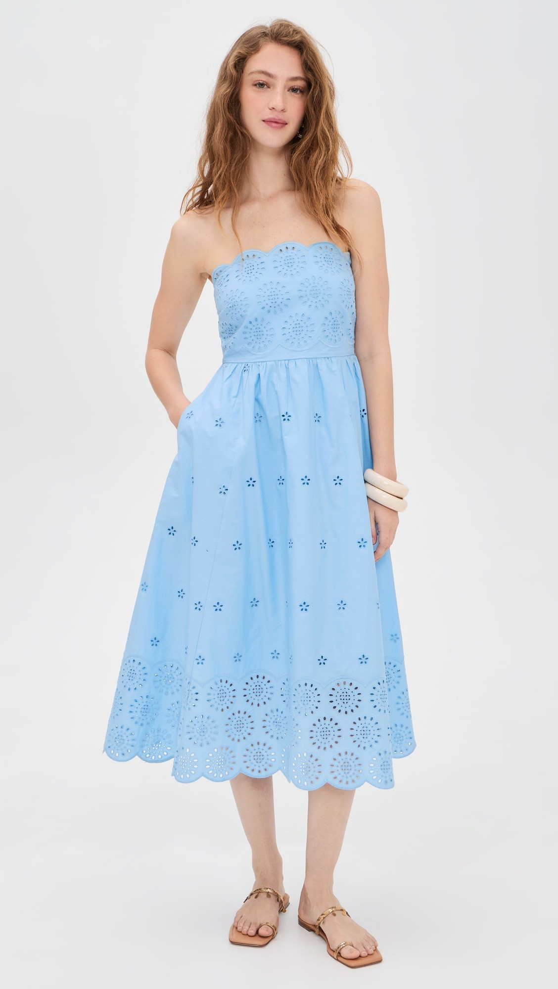 Eyelet Midi Dress | Shopbop
