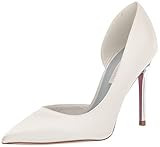 Amazon.com | NINE WEST Footwear Women's FOLOWE Pump, White Satin, 7 | Pumps | Amazon (US)