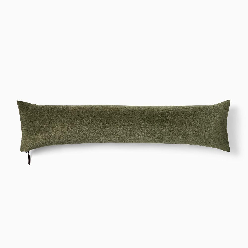 Classic Cotton Velvet Oversized Lumbar Pillow Cover | West Elm (US)