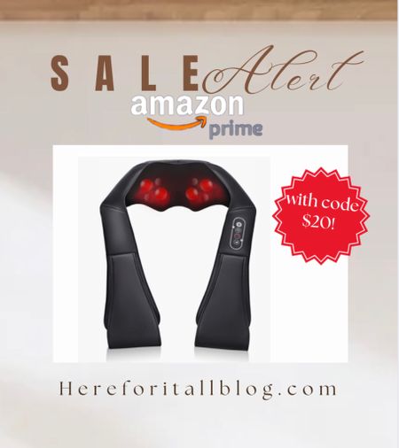 Viral heated back and neck massager on sale for just $20 with code at checkout! You know I just ordered one! Perfect for gift giving!

#competition #backmassager #selfcaresunday 

#LTKGiftGuide #LTKfit #LTKsalealert