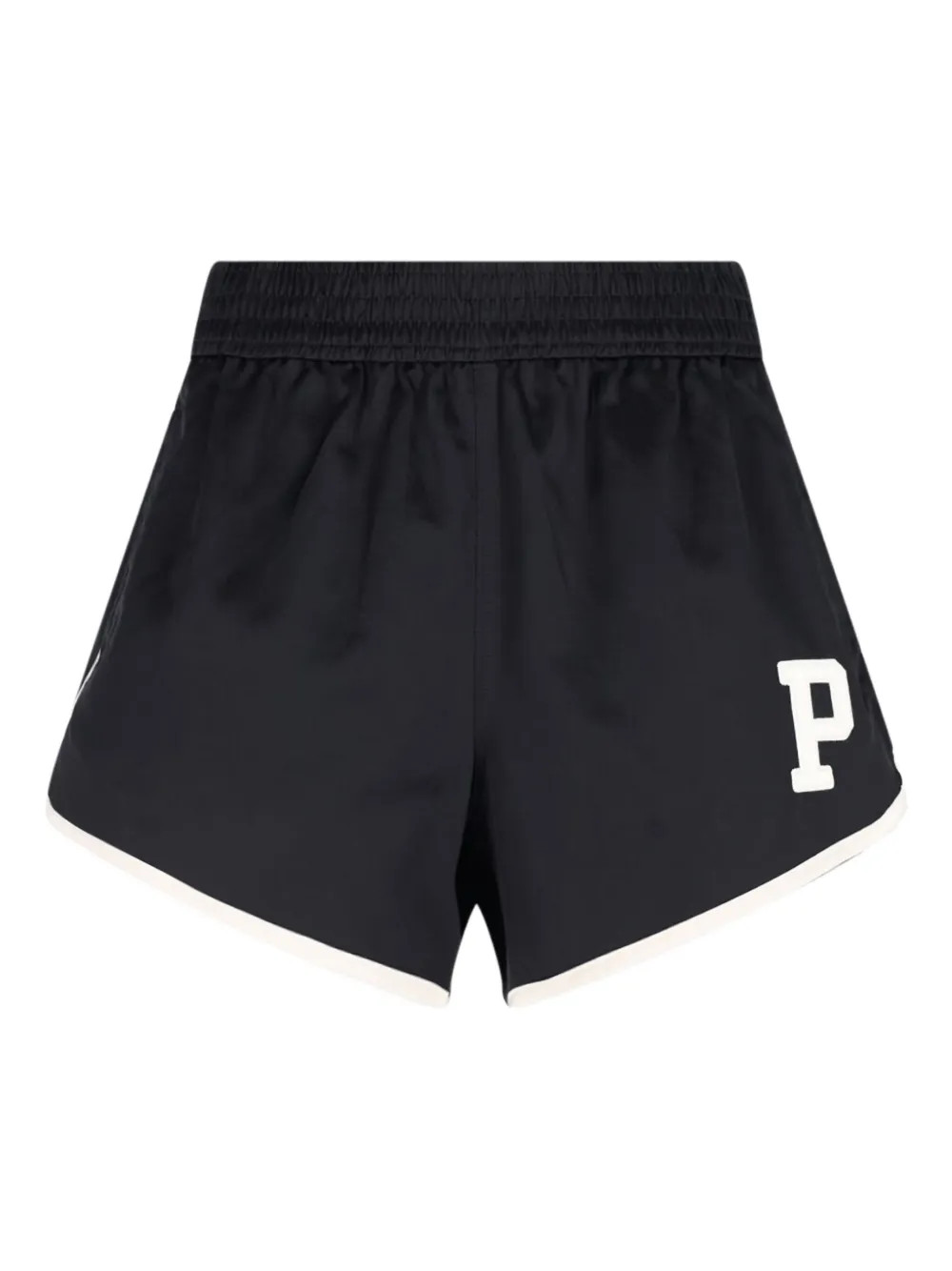 Polo Ralph Lauren logo-embroidered side-striped Shorts | Black | FARFETCH | Farfetch Global