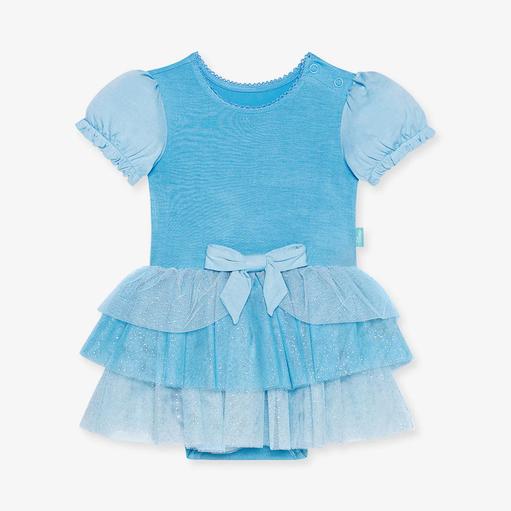 Disney Princess Blue Girl Tulle Onesie | Cinderella | Posh Peanut