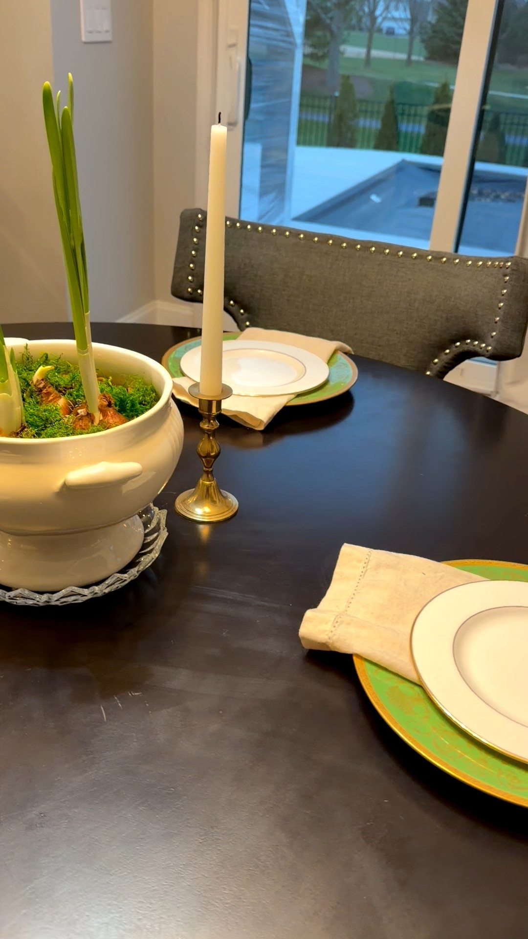 Paperwhites. The perfect decor or gift idea. 

Paperwhites are one of my favorite winter decorating ideas. I planted these in a thrifted soup tureen filled with gravel and moss, and I love how soft and classic it looks as they grow. It’s an easy, elegant centerpiece for a kitchen counter, dining table, or coffee table. Such a simple way to bring life into winter decorating.

#LTKHome #LTKHoliday #LTKGiftGuide