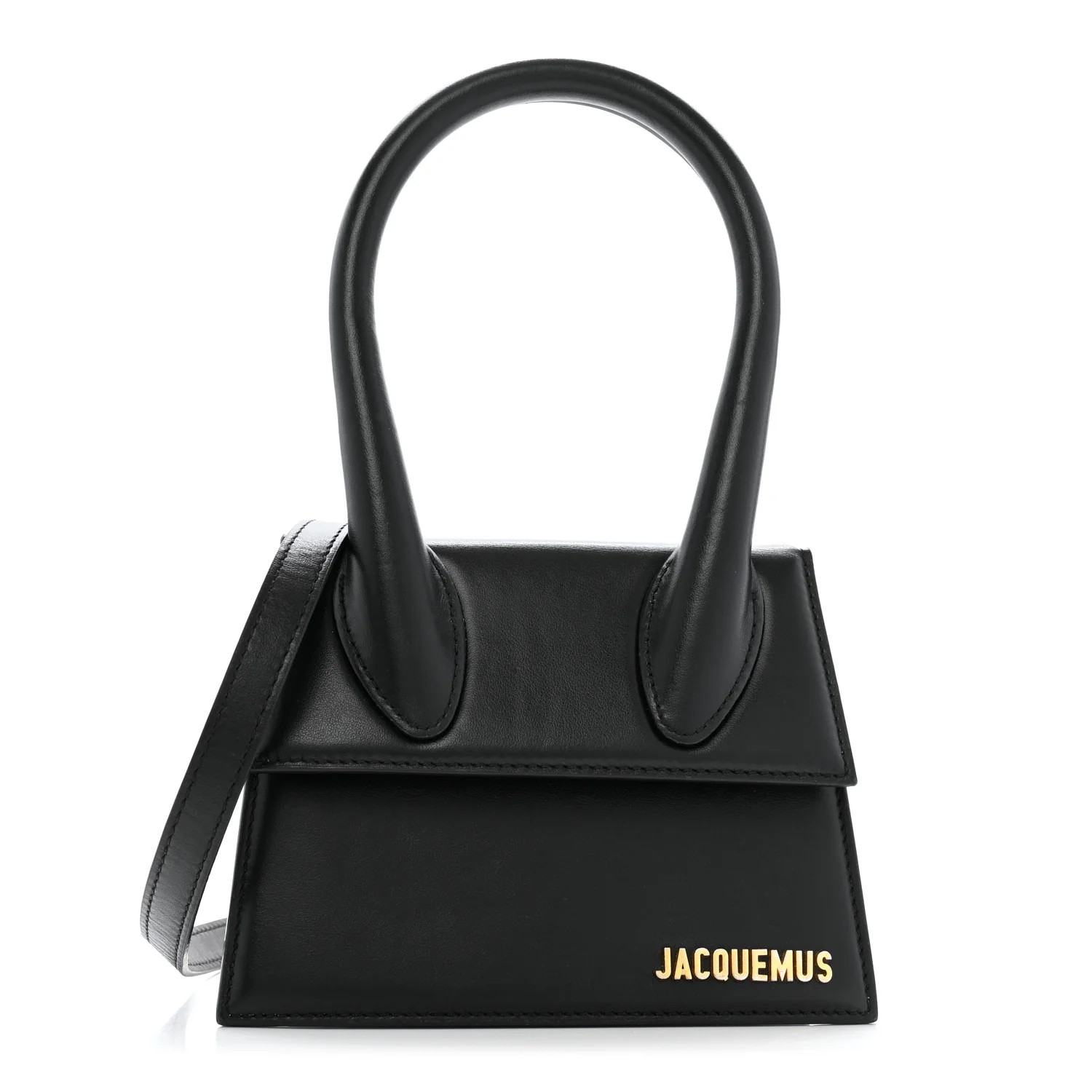 JACQUEMUS Smooth Calfskin Le Chiquito Moyen Black | FASHIONPHILE | FASHIONPHILE (US)