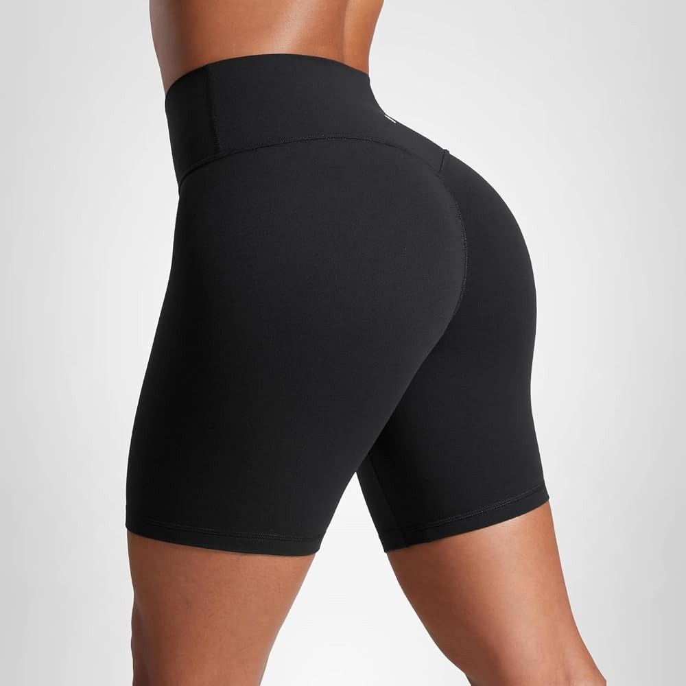 CRZ YOGA Secretsculpt Butterlift Biker Shorts 6"- No Front Seam High Waist Womens Workout Gym Boo... | Amazon (US)